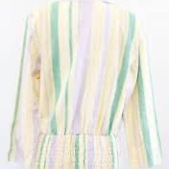 Brand New Zara The Valerie Striped Mini Dress - Picture 3 of 12